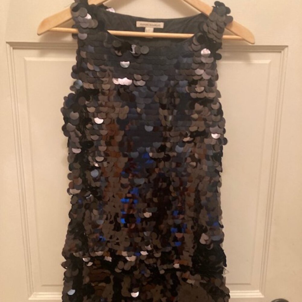 Banana Republic Sleeveless Paillette Sequin Mini-Dress